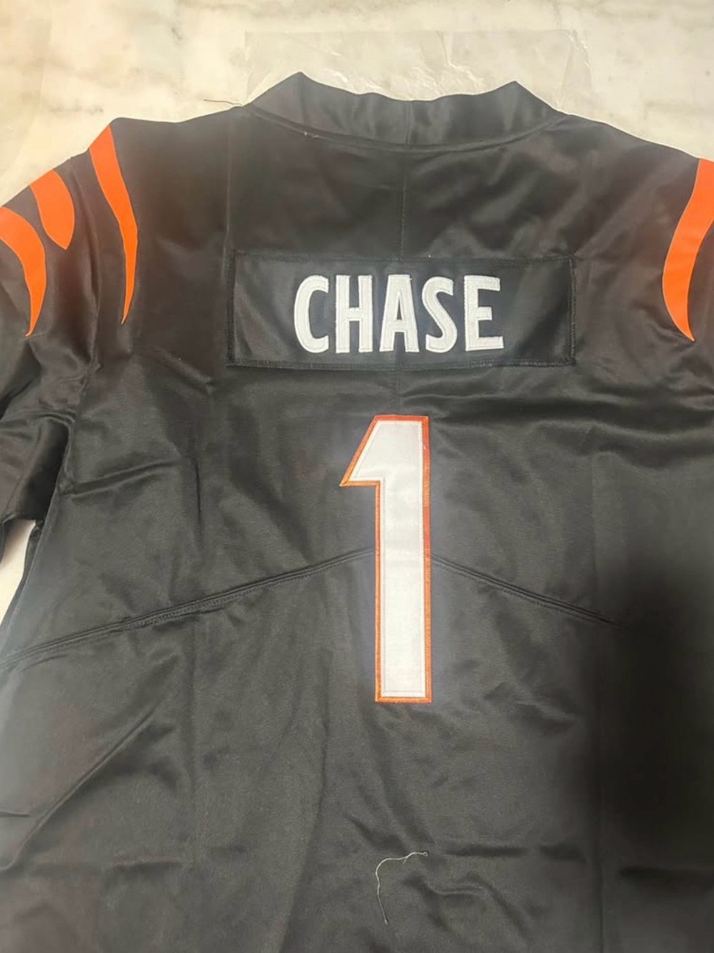 Jamar Chase Nike Bengals NFL On Field Jersey with Orange Script